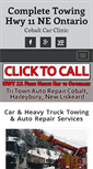 Mobile Screenshot of heavytowing.ca
